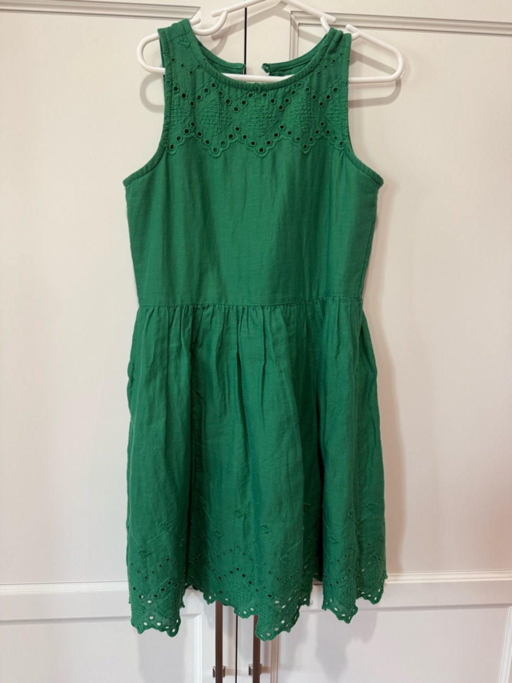 Old Navy Green Eyelet Sundress for Girls